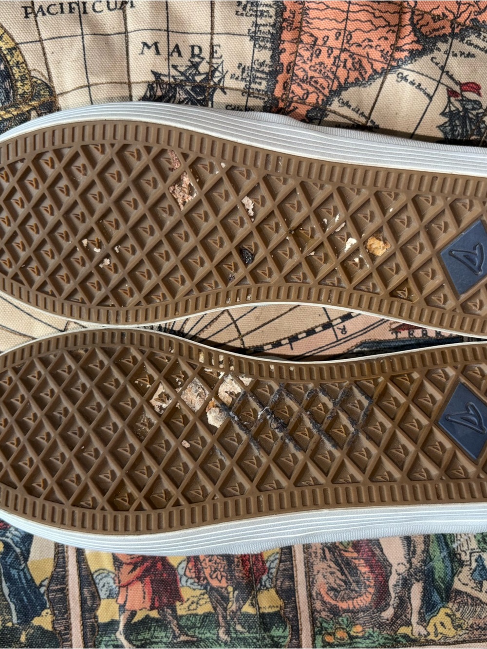 Sperry Men’s Metallic Taupe Slip-On Loafers - Picture 5 of 5